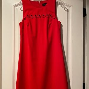 J Crew Scalloped Dress With Grommets